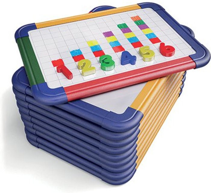Office Monster | Show-me Show-me Magnetic Whiteboard A4 Gridded (Pack of 10) MBA4/10 Show-me Show-me Magnetic Whiteboard A4 Gridded (Pack of 10) MBA4/10