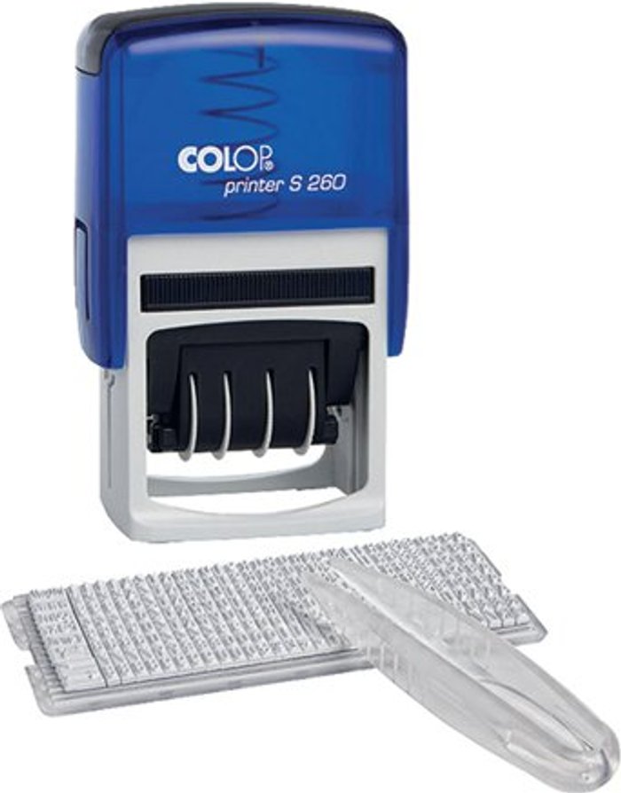 Office Monster | Colop COLOP Printer S260 DIY Text Date Stamp DIYS260 Colop COLOP Printer S260 DIY Text Date Stamp DIYS260