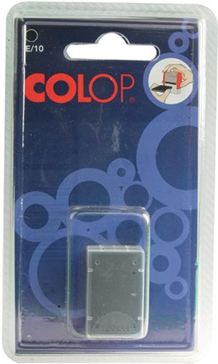 Office Monster | Colop COLOP E/10 Replacement Ink Pad Black (Pack of 2) E10BK Colop COLOP E/10 Replacement Ink Pad Black (Pack of 2) E10BK