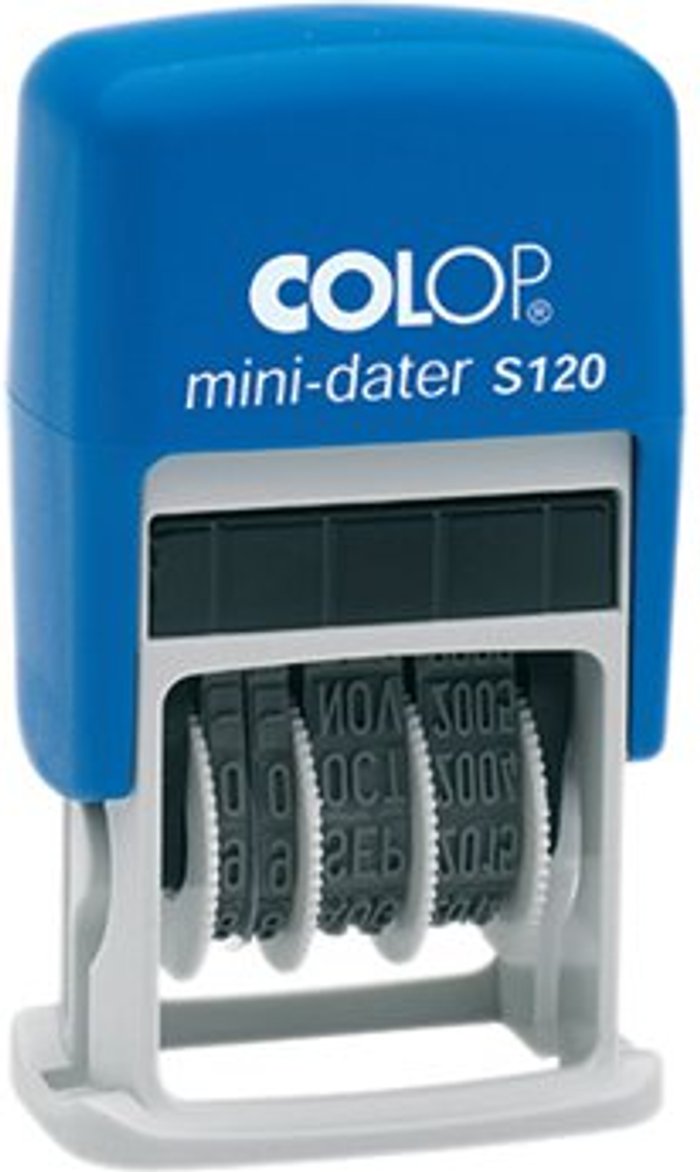 Office Monster | Colop COLOP S120 Self Inking Mini Dater EM37284 Colop COLOP S120 Self Inking Mini Dater EM37284