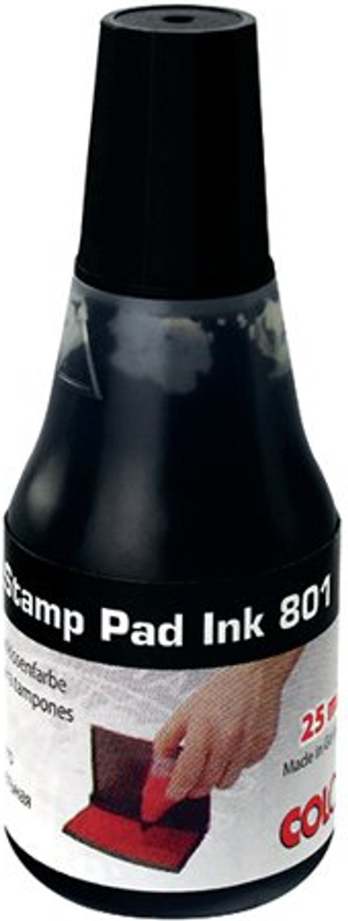Office Monster | Colop COLOP 801 Stamp Pad Ink 25ml Black 801BK Colop COLOP 801 Stamp Pad Ink 25ml Black 801BK