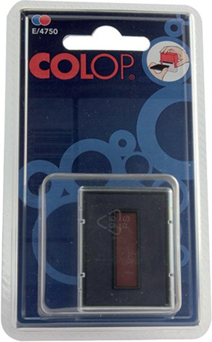 Office Monster | Colop COLOP E/4750 Replacement Ink Pad Blue/Red (Pack of 2) E4750 Colop COLOP E/4750 Replacement Ink Pad Blue/Red (Pack of 2) E4750