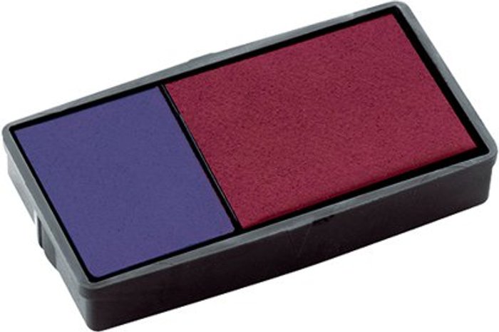 Office Monster | Trodat Printy COLOP 6/4912/2 Replacement Ink Pad Blue/Red (Pack of 2) 6/4912/2 Trodat Printy COLOP 6/4912/2 Replacement Ink Pad Blue/Red (Pack of 2) 6/4912/2
