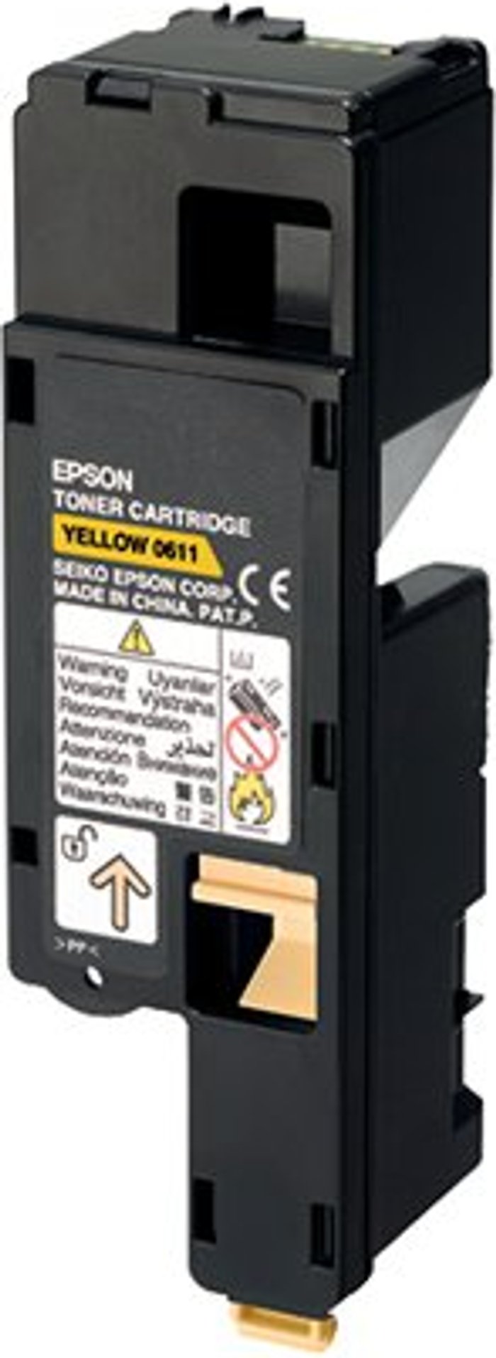 Office Monster | Epson Epson 0611 Toner Cartridge High Capacity Yellow C13S050611 Epson Epson 0611 Toner Cartridge High Capacity Yellow C13S050611