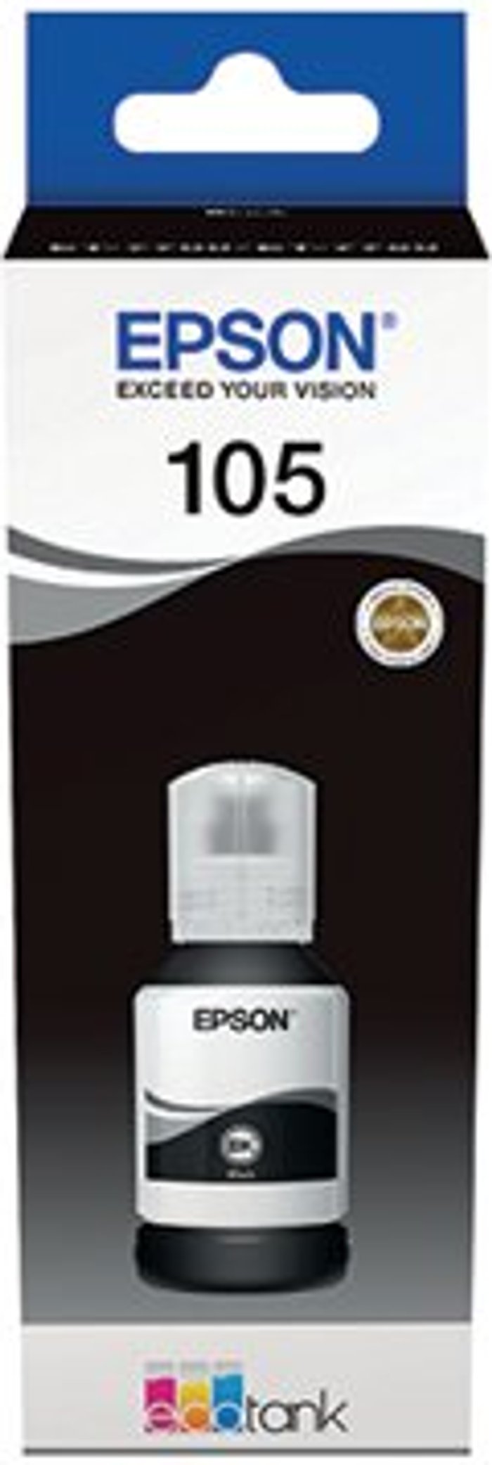 Office Monster | Epson Epson 105 Ink Bottle EcoTank Pigment Black C13T00Q140 Epson Epson 105 Ink Bottle EcoTank Pigment Black C13T00Q140