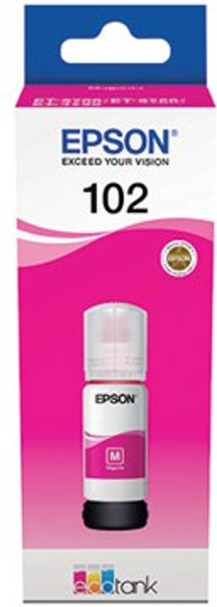 Office Monster | Epson EPSON Ecotank 102 Magenta Ink Bottle Epson EPSON Ecotank 102 Magenta Ink Bottle