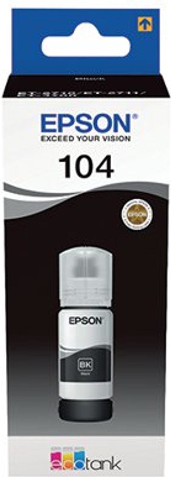 Office Monster | Epson EPSON 104 Black Ecotank Ink Bottle Epson EPSON 104 Black Ecotank Ink Bottle