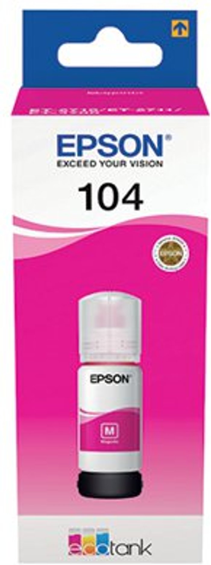 Office Monster | Epson EPSON 104 Ecotank Magenta Ink Bottle Epson EPSON 104 Ecotank Magenta Ink Bottle