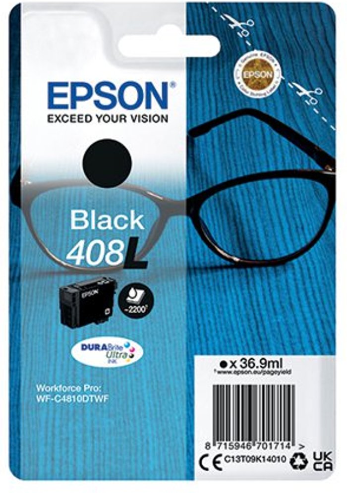 Office Monster | Epson Epson 408L - Extra High Capacity - black - original - ink cartridge Epson Epson 408L - Extra High Capacity - black - original - ink cartridge
