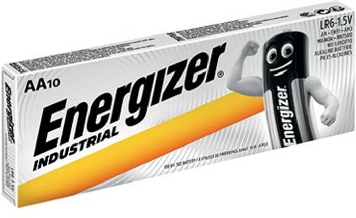Office Monster | Energizer Energizer Industrial AA Batteries (Pack of 10) 636105 Energizer Energizer Industrial AA Batteries (Pack of 10) 636105