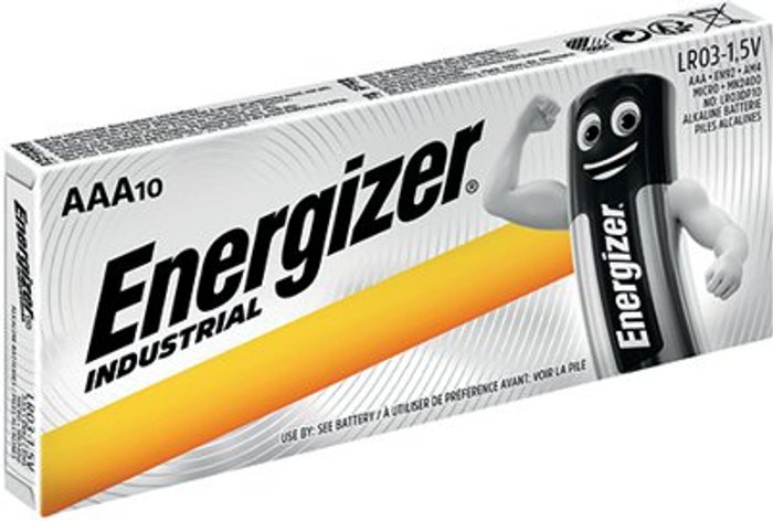Office Monster | Energizer Energizer Industrial AAA Batteries (Pack of 10) 636106 Energizer Energizer Industrial AAA Batteries (Pack of 10) 636106