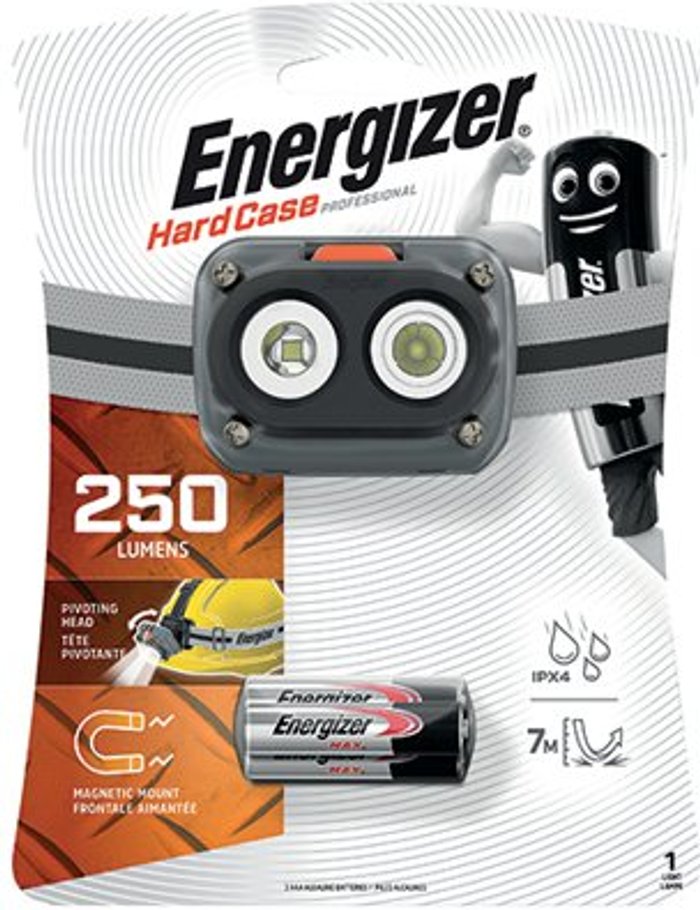 Office Monster | Energizer Energizer Hardcase Professional Magnetic Headlight 3 Hours Run Time E300668002 Energizer Energizer Hardcase Professional Magnetic Headlight 3 Hours Run Time E300668002