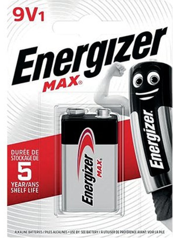 Office Monster | Energizer Energizer MAX 522 9V Battery E300115900 Energizer Energizer MAX 522 9V Battery E300115900
