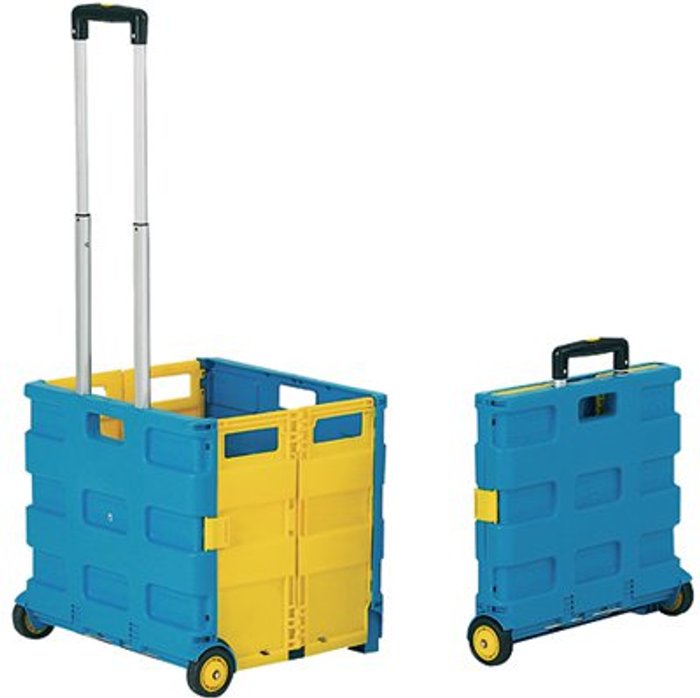 Office Monster | Proplaz® GPC Blue and Yellow Large Folding Box Truck GI041Y Proplaz® GPC Blue and Yellow Large Folding Box Truck GI041Y