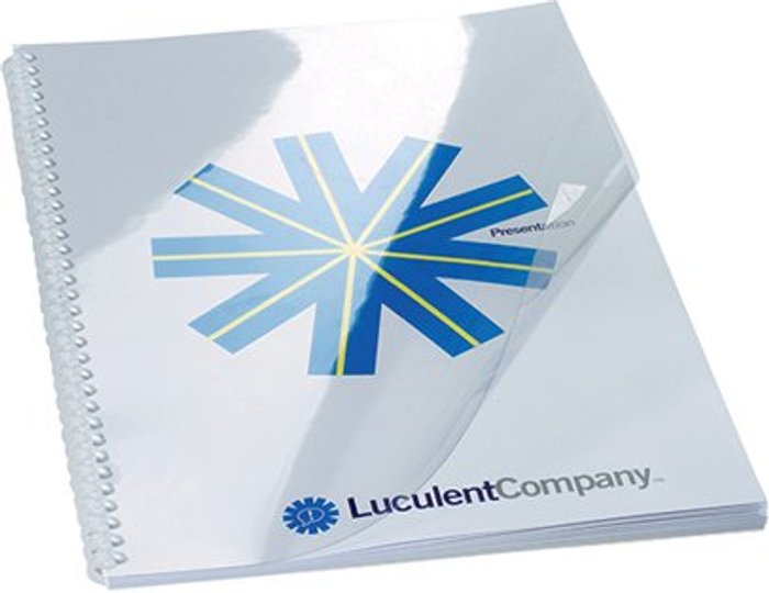 Office Monster | GBC GBC HiClear A4 Binding Cover 150 Micron Super Clear (Pack of 50) 41601E GBC GBC HiClear A4 Binding Cover 150 Micron Super Clear (Pack of 50) 41601E