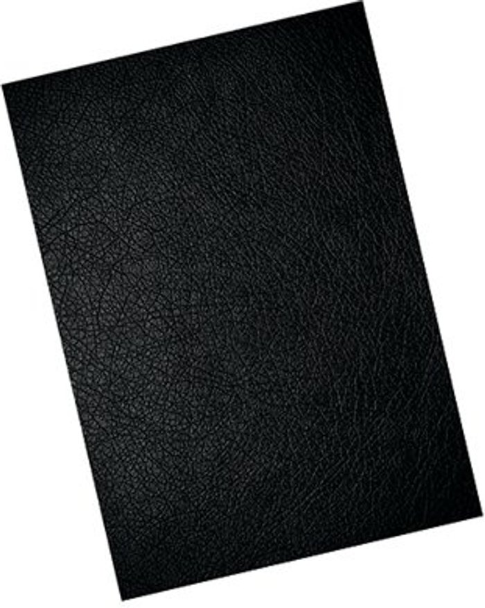 Office Monster | GBC GBC LeatherGrain A4 Binding Cover 250gsm Black (Pack of 100) CE040010 GBC GBC LeatherGrain A4 Binding Cover 250gsm Black (Pack of 100) CE040010