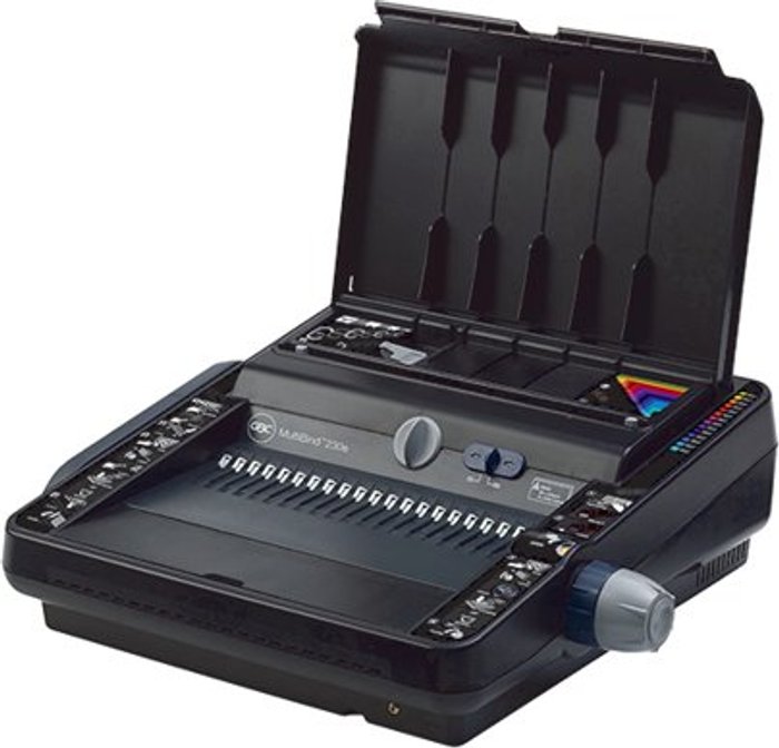 Office Monster | GBC GBC MultiBind 230E Comb Binder Machine 4400424 GBC GBC MultiBind 230E Comb Binder Machine 4400424