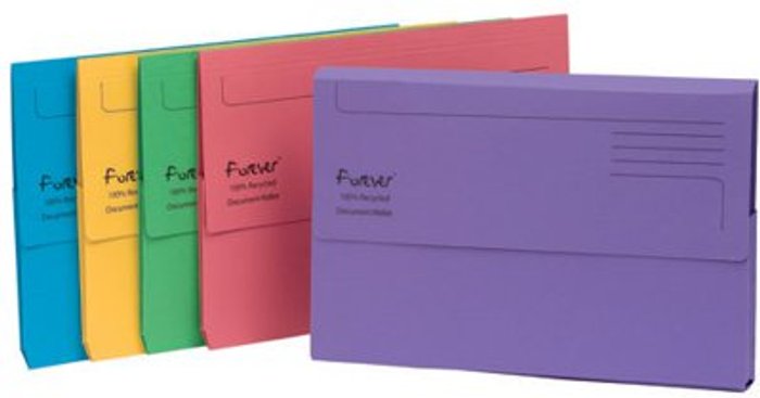 Office Monster | Forever Exacompta Forever Document Wallet Manilla Foolscap Assorted (Pack of 25) 211/5000 Forever Exacompta Forever Document Wallet Manilla Foolscap Assorted (Pack of 25) 211/5000