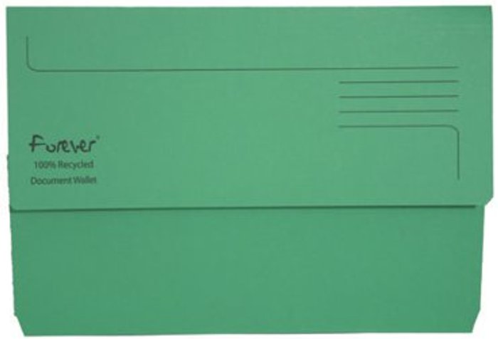 Office Monster | Forever Exacompta Forever Document Wallet Manilla Foolscap Bright Green (Pack of 25) 211/5004 Forever Exacompta Forever Document Wallet Manilla Foolscap Bright Green (Pack of 25) 211/5004