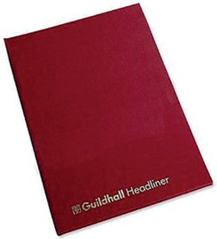 Office Monster | EXACLAIR FILING PRODUCTS Guildhall Headliner 38 Series - account book - 80 pages - 203 x 298 mm EXACLAIR FILING PRODUCTS Guildhall Headliner 38 Series - account book - 80 pages - 203 x 298 mm