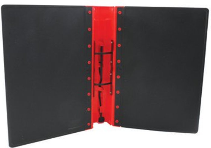 Office Monster | Guildhall Guildhall GL Ergogrip 2 Ring Binder A4 Red (Pack of 2) 4510 Guildhall Guildhall GL Ergogrip 2 Ring Binder A4 Red (Pack of 2) 4510