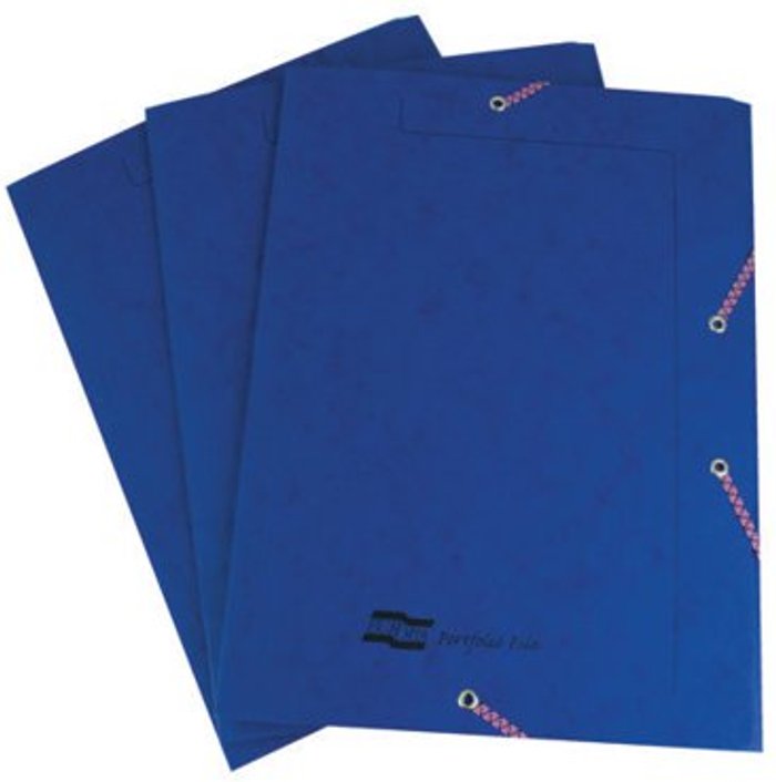 Office Monster | Europa Exacompta Europa Portfolio File A4 Dark Blue (Pack of 10) 55502SE Europa Exacompta Europa Portfolio File A4 Dark Blue (Pack of 10) 55502SE
