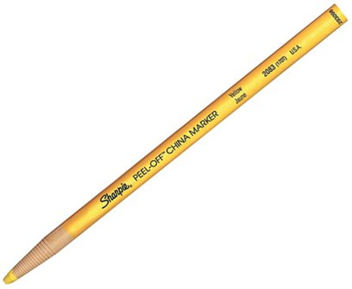 Office Monster | Sharpie Sharpie China Marker Yellow (Pack of 12) S0305101 Sharpie Sharpie China Marker Yellow (Pack of 12) S0305101