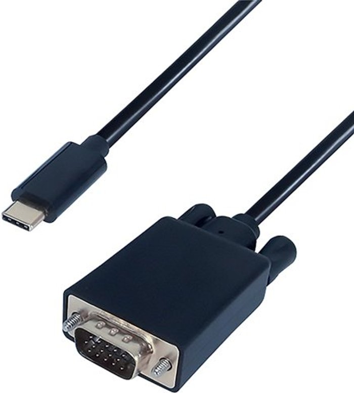 Office Monster | Connekt Gear Connekt Gear USB C to VGA Connector Cable 2m 26-2992 Connekt Gear Connekt Gear USB C to VGA Connector Cable 2m 26-2992