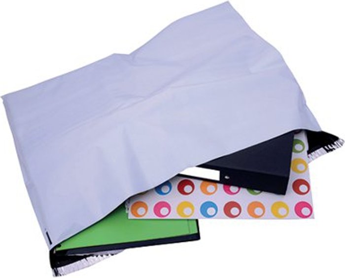 Office Monster | GoSecure GoSecure Strong Polythene Mailing Bag 595x430mm Opaque (Pack of 100) HF20214 GoSecure GoSecure Strong Polythene Mailing Bag 595x430mm Opaque (Pack of 100) HF20214