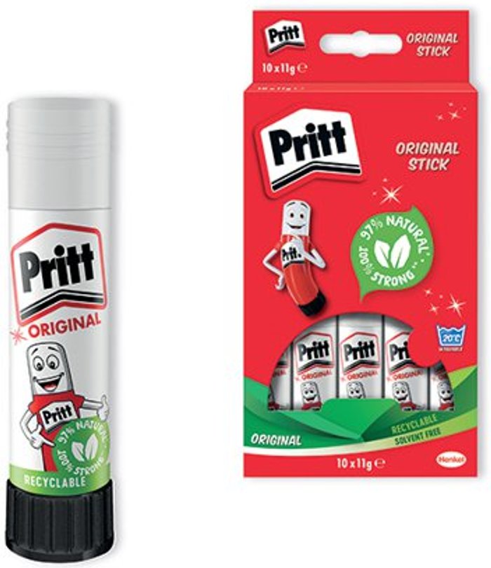 Office Monster | Pritt Pritt Stick 11g (Pack of 10) 1456040 Pritt Pritt Stick 11g (Pack of 10) 1456040
