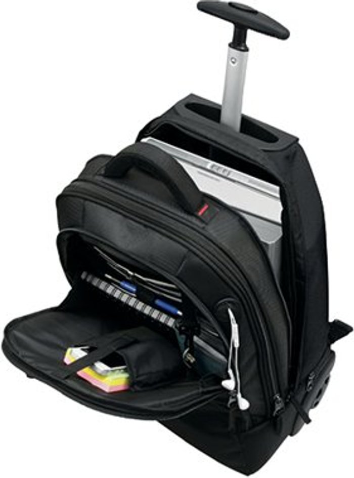 Office Monster | Monolith Monolith 2 In 1 Wheeled Laptop Backpack Black 3207 Monolith Monolith 2 In 1 Wheeled Laptop Backpack Black 3207