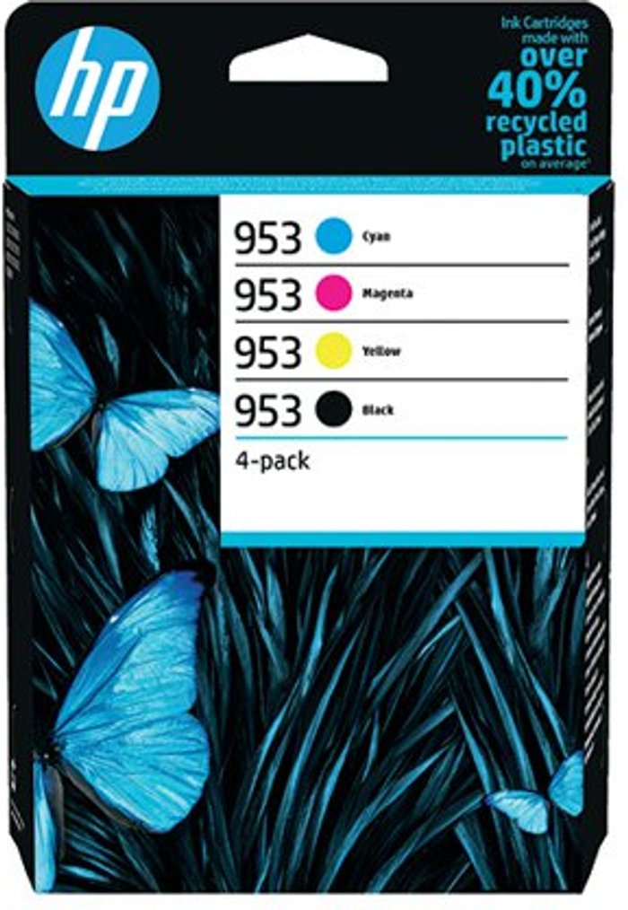 Office Monster | HP HP 953 Cyan, Magenta, Yellow & Black Ink Cartridges - Multipack HP HP 953 Cyan, Magenta, Yellow & Black Ink Cartridges - Multipack