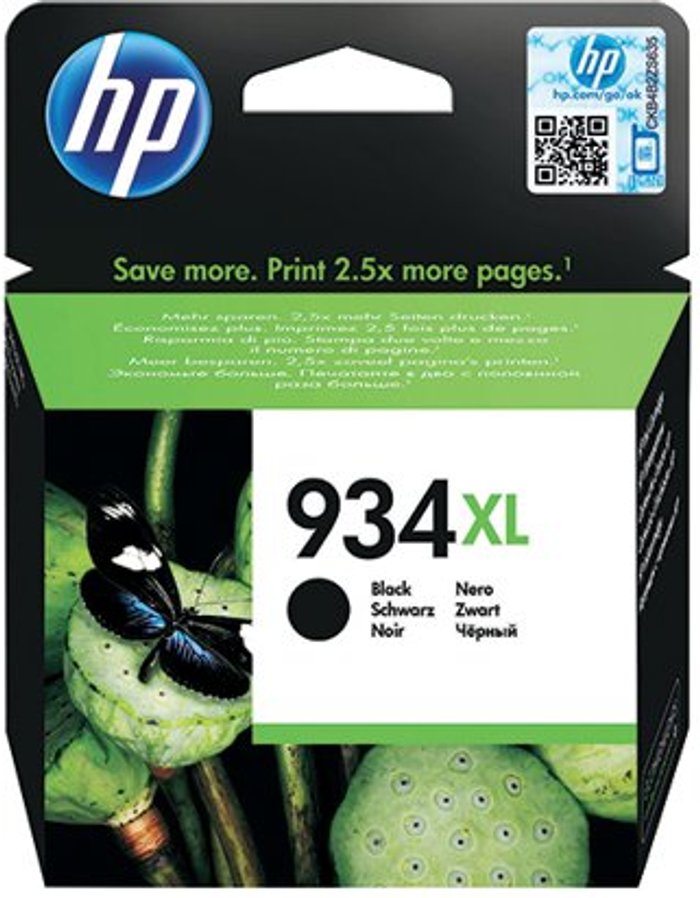 Office Monster | HP HP 934XL Black Ink Cartridge HP HP 934XL Black Ink Cartridge