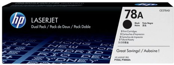 Office Monster | HP HP 78A Black Toner Cartridges - Twin Pack HP HP 78A Black Toner Cartridges - Twin Pack