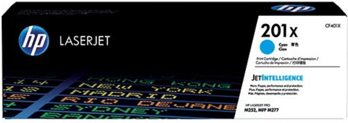 Office Monster | HP HP 201X High Yield Cyan Original LaserJet Toner Cartridge HP HP 201X High Yield Cyan Original LaserJet Toner Cartridge