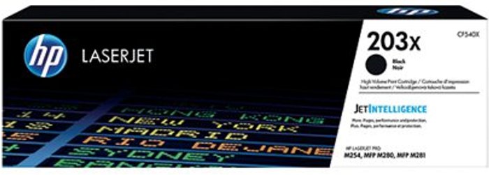 Office Monster | HP HP 203X High Yield Black Original LaserJet Toner Cartridge HP HP 203X High Yield Black Original LaserJet Toner Cartridge
