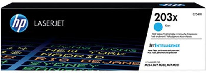 Office Monster | HP HP 203X Cyan Toner Cartridge HP HP 203X Cyan Toner Cartridge