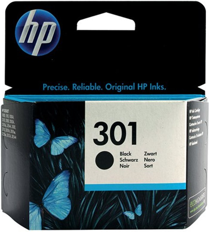 Office Monster | HP HP Hewlett-Packard 301 Black Ink Cartridge HP HP Hewlett-Packard 301 Black Ink Cartridge