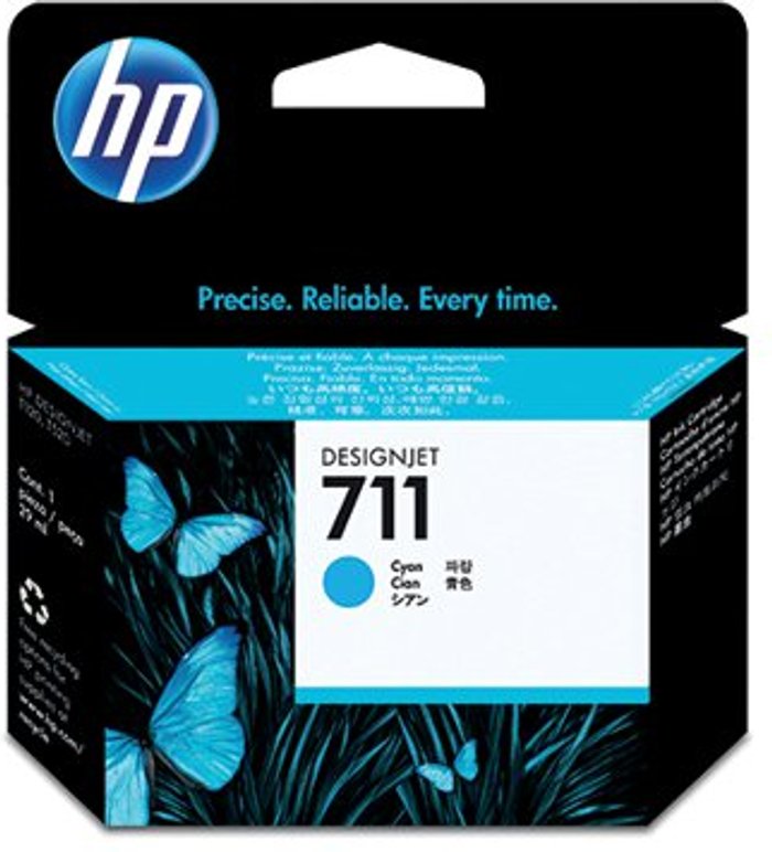 Office Monster | HP HP 711 29-ml Cyan DesignJet Ink Cartridge HP HP 711 29-ml Cyan DesignJet Ink Cartridge