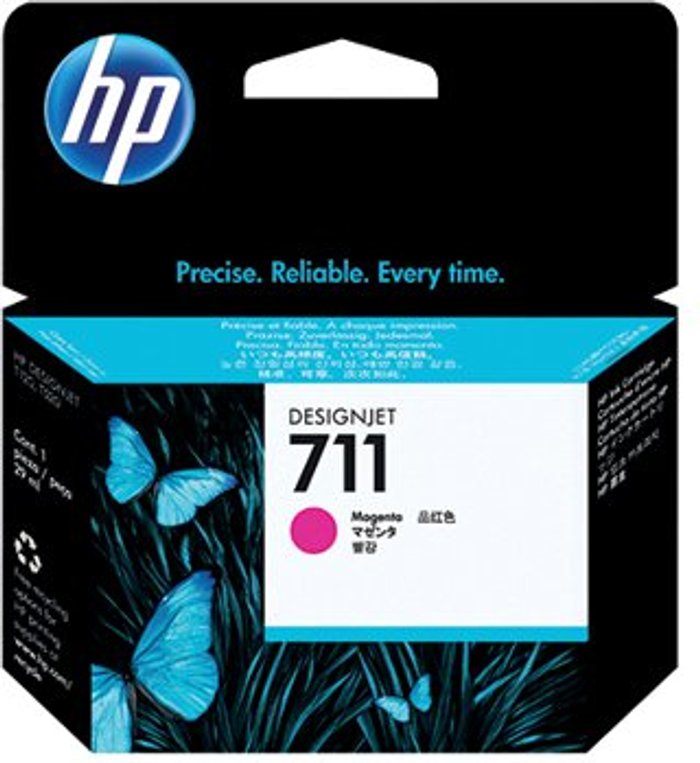 Office Monster | HP HP 711 29-ml Magenta DesignJet Ink Cartridge HP HP 711 29-ml Magenta DesignJet Ink Cartridge