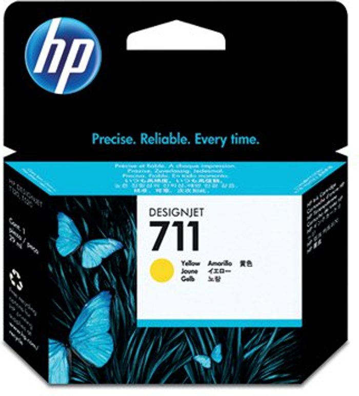 Office Monster | HP HP 711 29-ml Yellow DesignJet Ink Cartridge HP HP 711 29-ml Yellow DesignJet Ink Cartridge