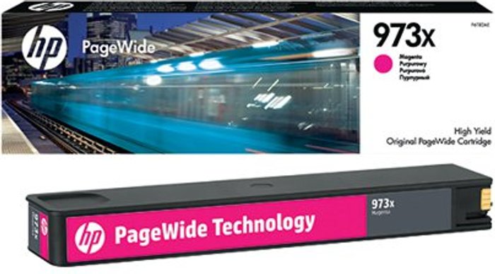 Office Monster | HP HP Original PageWide 973X Magenta Ink Cartridge HP HP Original PageWide 973X Magenta Ink Cartridge