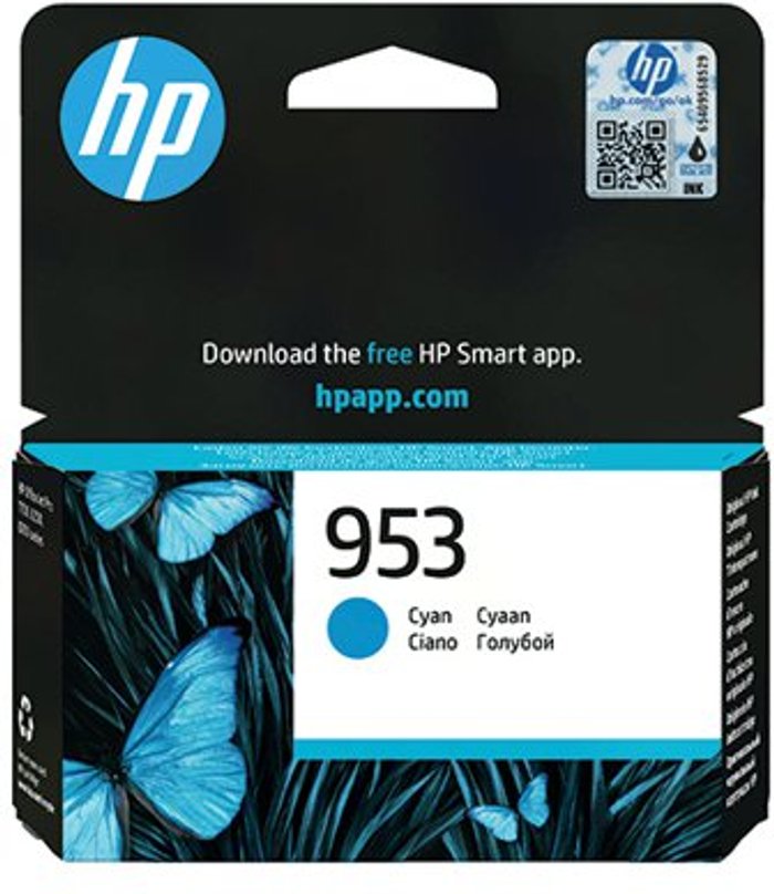 Office Monster | HP HP 953 Cyan Original Ink Cartridge HP HP 953 Cyan Original Ink Cartridge