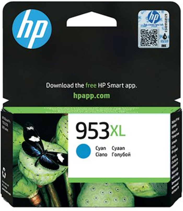 Office Monster | HP HP 953XL Cyan Ink Cartridge HP HP 953XL Cyan Ink Cartridge
