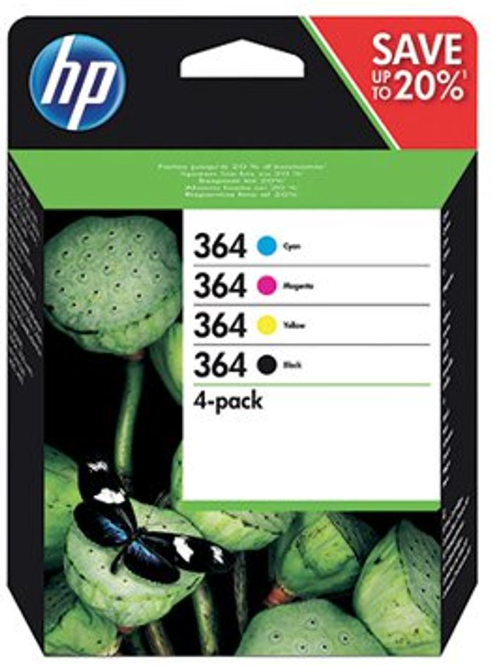 Office Monster | HP HP 364 CMYK Original Ink Cartridges - Combo 4 Pack HP HP 364 CMYK Original Ink Cartridges - Combo 4 Pack