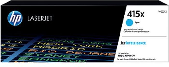 Office Monster | HP HP 415X Cyan Toner Cartridge HP HP 415X Cyan Toner Cartridge