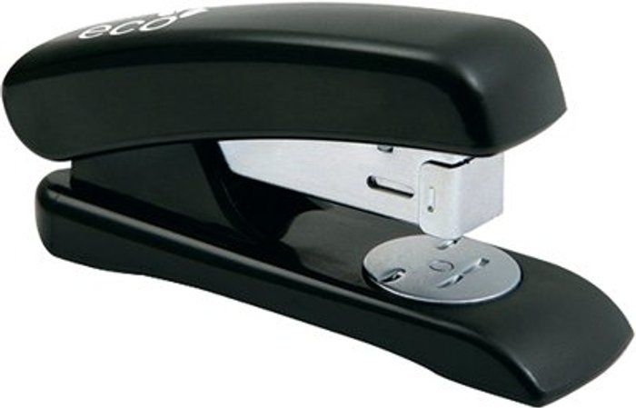 Office Monster | Rapesco Rapesco Eco Half Strip Stapler Capacity 20 Sheets Black 1084 Rapesco Rapesco Eco Half Strip Stapler Capacity 20 Sheets Black 1084