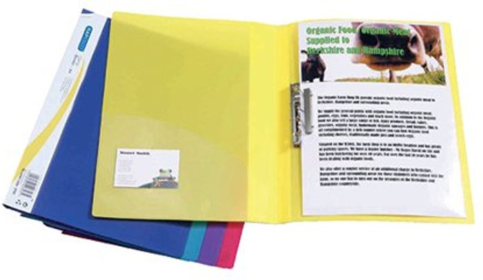 Office Monster | Rapesco Rapesco Clamp Binder A4 Assorted (Pack of 10) 0793 Rapesco Rapesco Clamp Binder A4 Assorted (Pack of 10) 0793