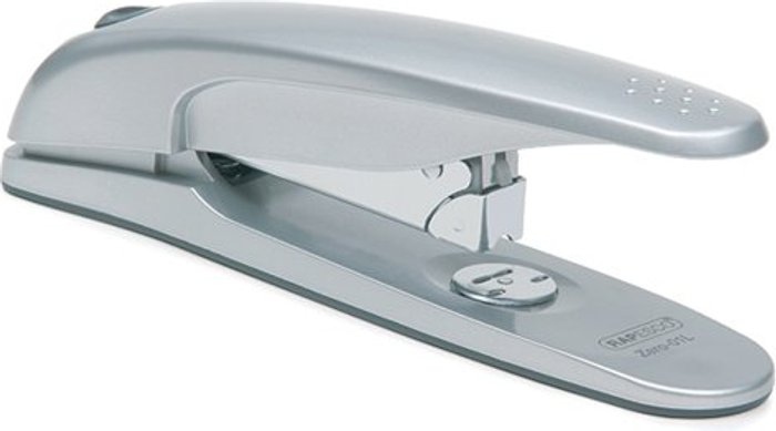 Office Monster | Rapesco Rapesco Zero-01 Full Strip Stapler Capacity 50 Sheets Silver 0377 Rapesco Rapesco Zero-01 Full Strip Stapler Capacity 50 Sheets Silver 0377