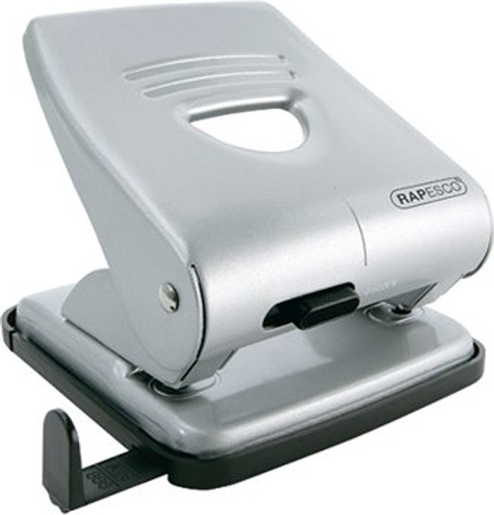 Office Monster | Rapesco Rapesco 827 Hole Punch Capacity 30 Sheets Silver 1023 Rapesco Rapesco 827 Hole Punch Capacity 30 Sheets Silver 1023